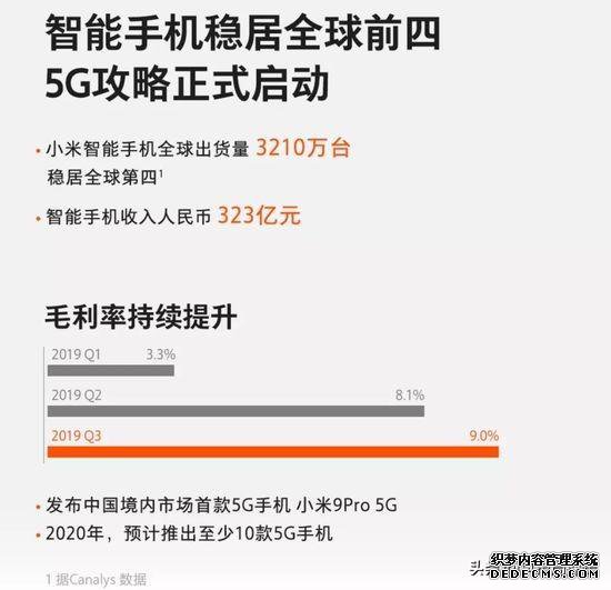 小米创收500亿却屈居第四,三大对手让雷军压力很大