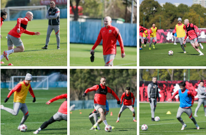 穆伊等外援归队,海港人员齐整。图/社交媒体