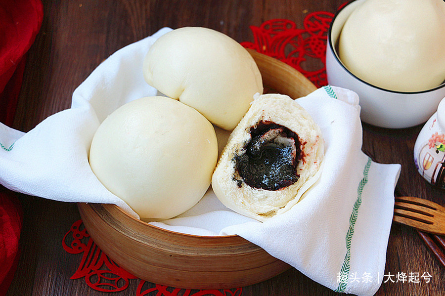会拉丝的汤圆流沙馒头,Q弹软糯,喧软香甜,值得尝试