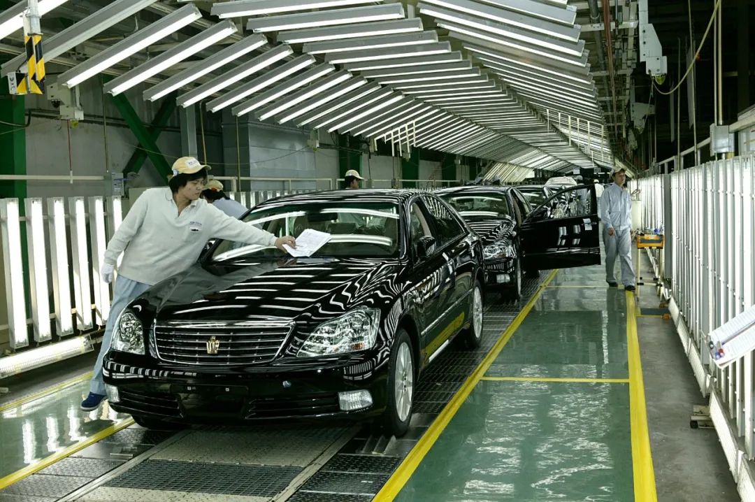 ▲资料图片：位于天津开发区的一汽丰田生产车间（新华社）&nbsp;&nbsp;