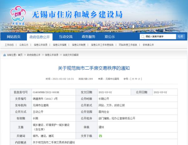 刚刚,楼市传来大消息!又一城出手,规范二手房交易! 刚刚,楼市传来大消息!又一城出手,规范二手房交易!